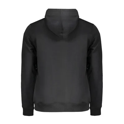 Black Cotton Men Sweater