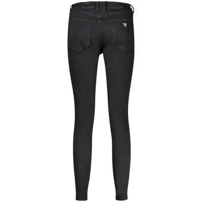 Black Cotton Women Skinny Jean