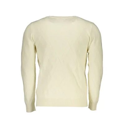 Chic Contrast Crew Neck Men's Sweater
