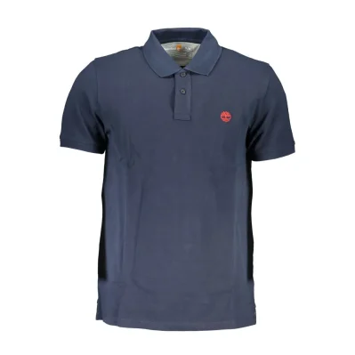 Blu Organic Cotton Men Polo Shirt