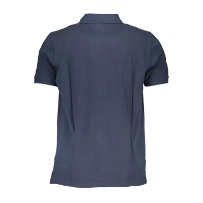 Blu Organic Cotton Men Polo Shirt