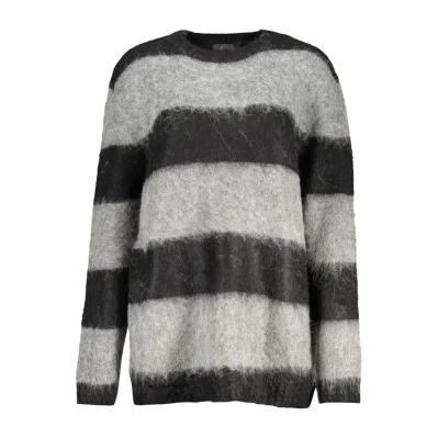 Black Acrylic Women's Sweater