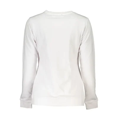 White Cotton Women Sweater