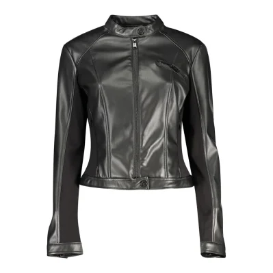 Nero Poliuretano Women's Jacket