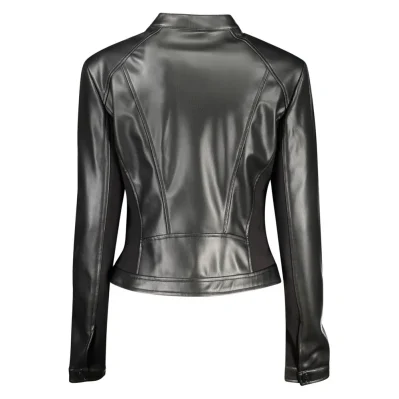 Nero Poliuretano Women's Jacket