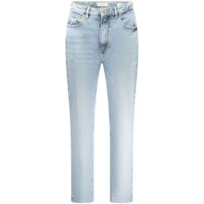 Blue Cotton Women Jeans