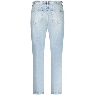 Blue Cotton Women Jeans