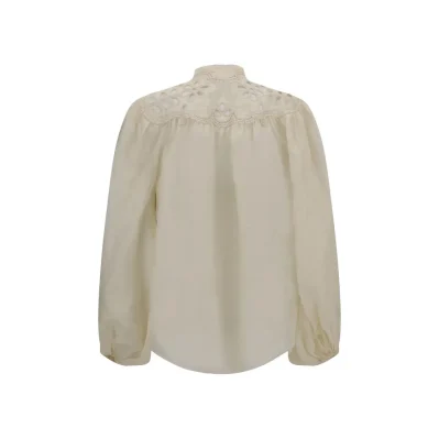 Cream Ramie Blouse