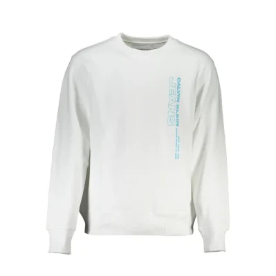 White Cotton Men Sweater