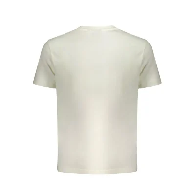 White Cotton Men's T-Shirt