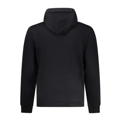 Black Cotton Men Sweater
