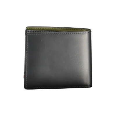 Black Leather Men Wallet