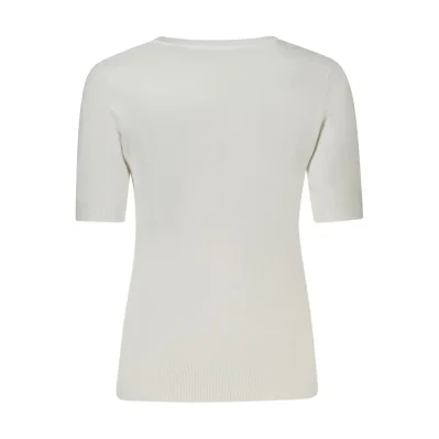 White Viscose Women Sweater