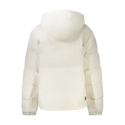 White Polyester Women Jacket