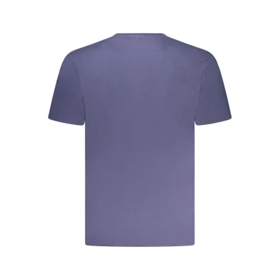 Blue Cotton Men's T-Shirt