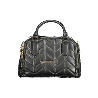 Black Polyethylene Women Handbag