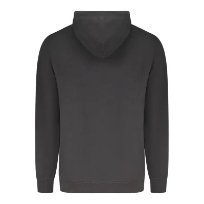 Black Cotton Men Sweater