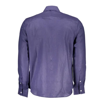 Blue Linen Men Shirt