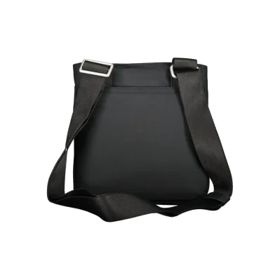 Black Polyester Men Shoulder Bag