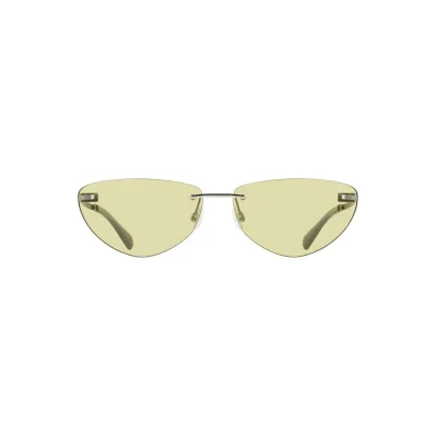 Green Metal Women Sunglass