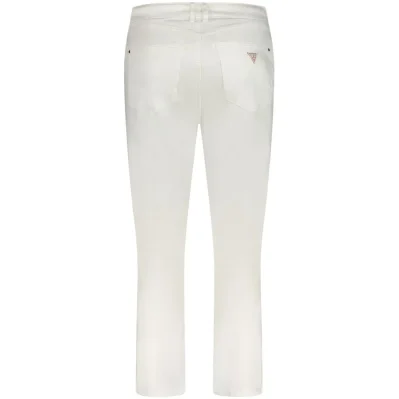 White Cotton Women Skinny Jean