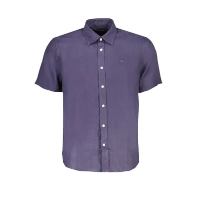 Blu Linen Men Shirt