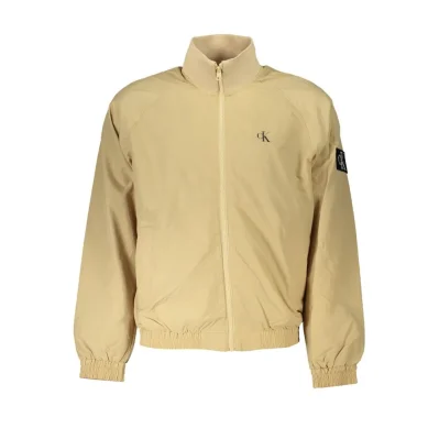 Beige Polyamide Men Jacket