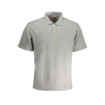 Brown Cotton Men Polo Shirt
