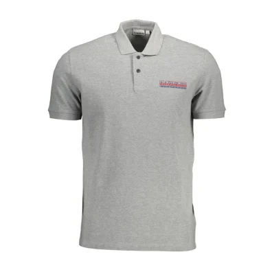 Brown Cotton Men Polo Shirt