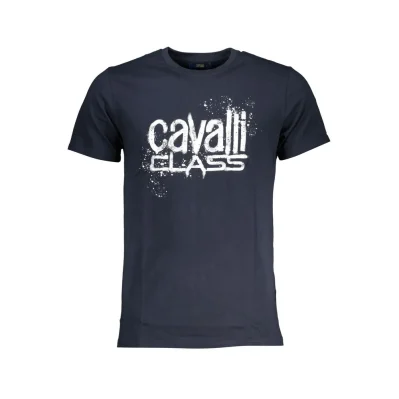 Blu Cotton Men T-Shirt