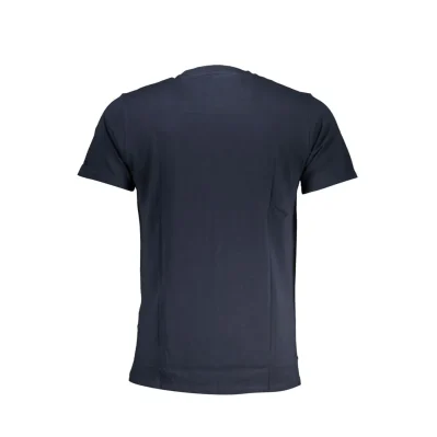 Blu Cotton Men T-Shirt