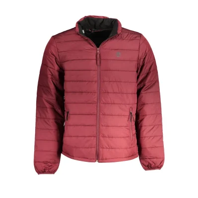 Red Polyester Men's Sports Jacket