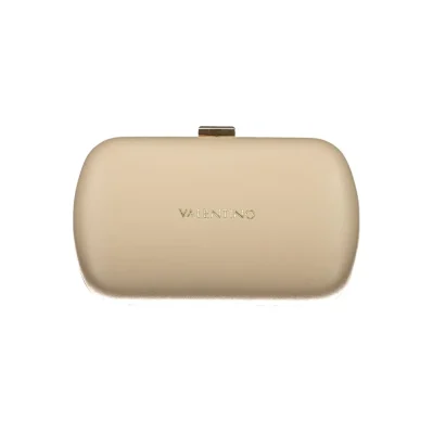 Beige Polyethylene Women Handbag