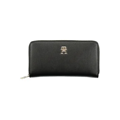 Black Polyethylene Women Wallet