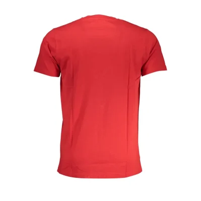 Red Cotton Men T-Shirt