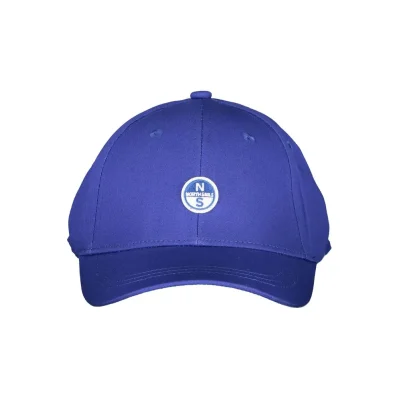 Blue Cotton Men Cap
