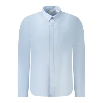 Light Blue Cotton Men Shirt