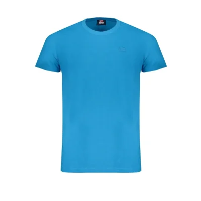 Blu Cotton Mens T-Shirt