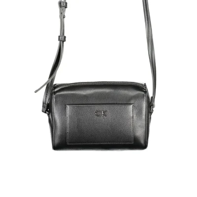 Nero Poliuretano Donna Shoulder Bag
