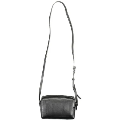 Nero Poliuretano Donna Shoulder Bag