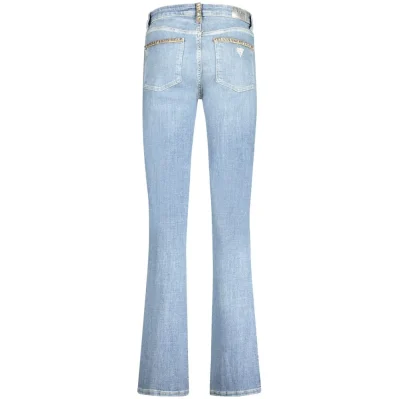 Light Blue Cotton Women Jeans