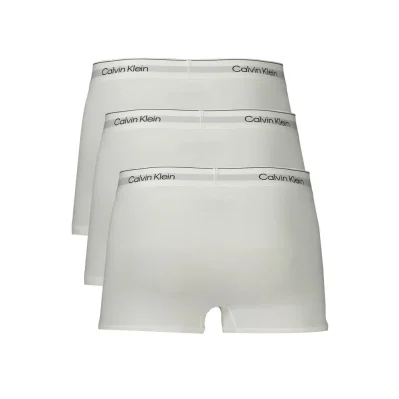 White Cotton Men Boxer Short