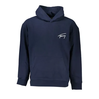 Blue Cotton Men Sweatshirt