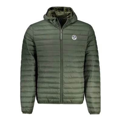 Green Polyamide Men Jacket