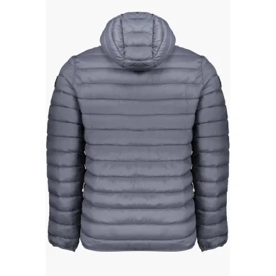 Gray Polyamide Men Jacket