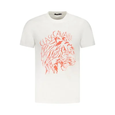 White Cotton Men T-Shirt