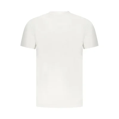 White Cotton Men T-Shirt