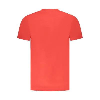 Red Cotton Men T-Shirt
