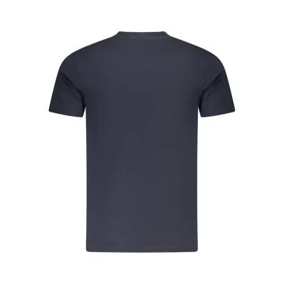 Blue Cotton Men T-Shirt