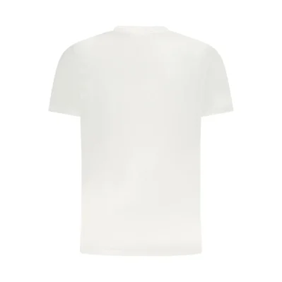 White Cotton Men T-Shirt